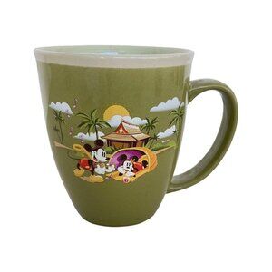 Walt Disney World Mickey and Minnie Mouse Disney's Polynesian Resort Coffee Mug